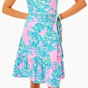 Lilly Pulitzer MISHA SLEEVELESS WRAP DRESS